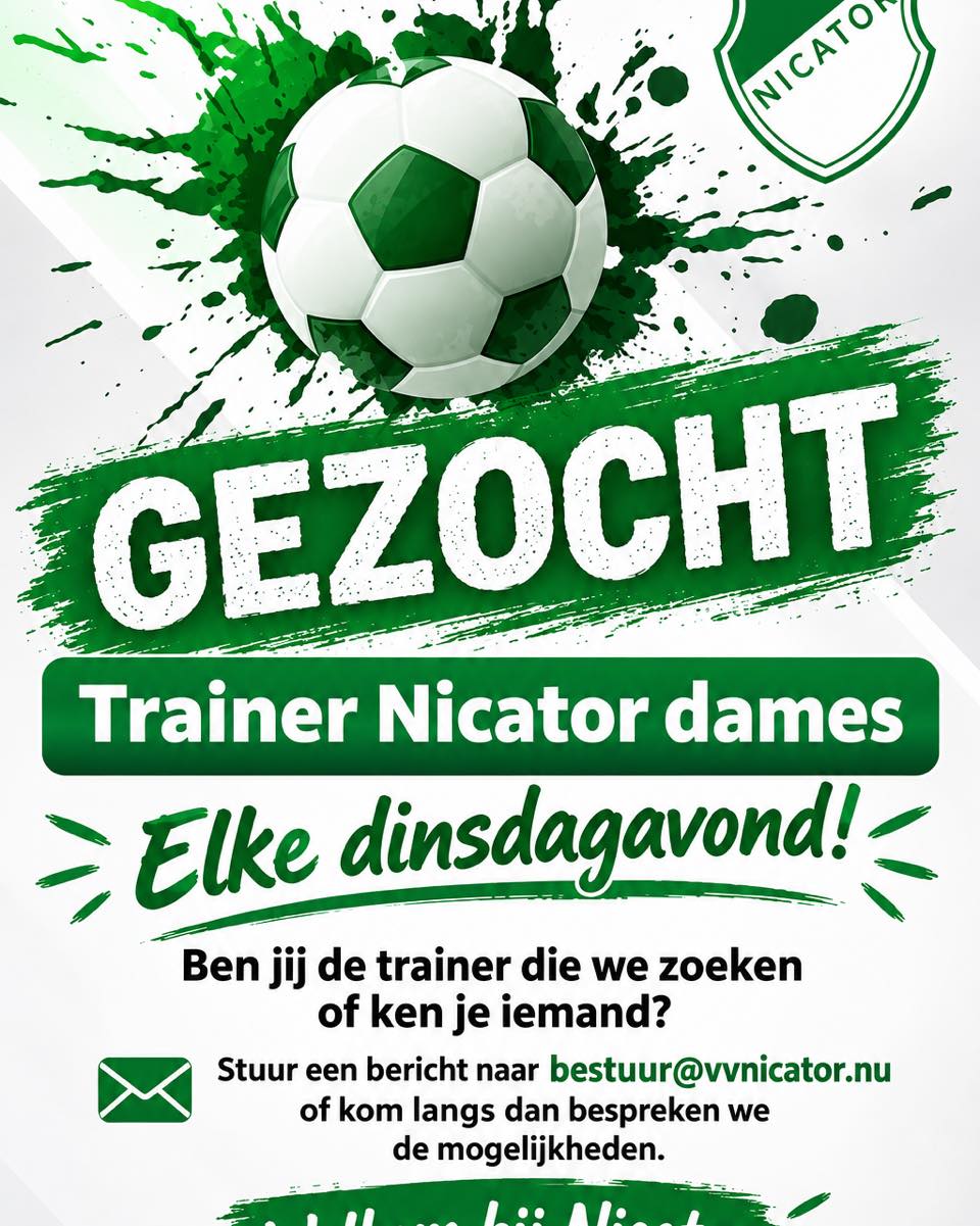 Gezocht - Trainer Dames