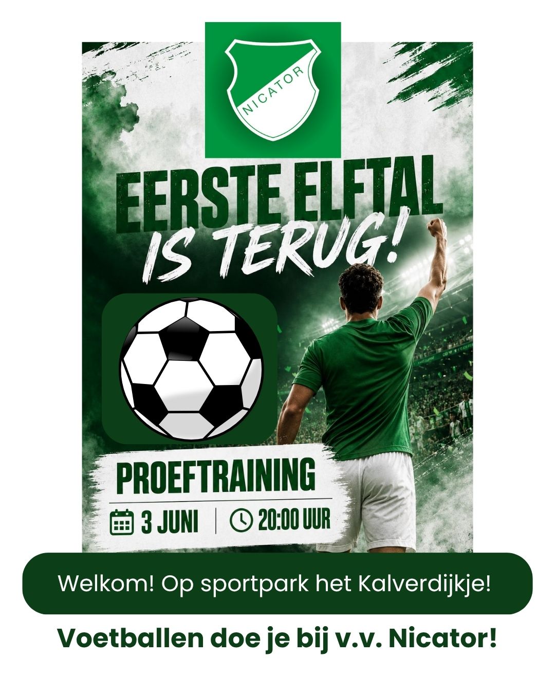 Aanstaande woensdag!